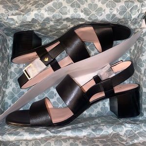 Black Kate Spade heels size 10